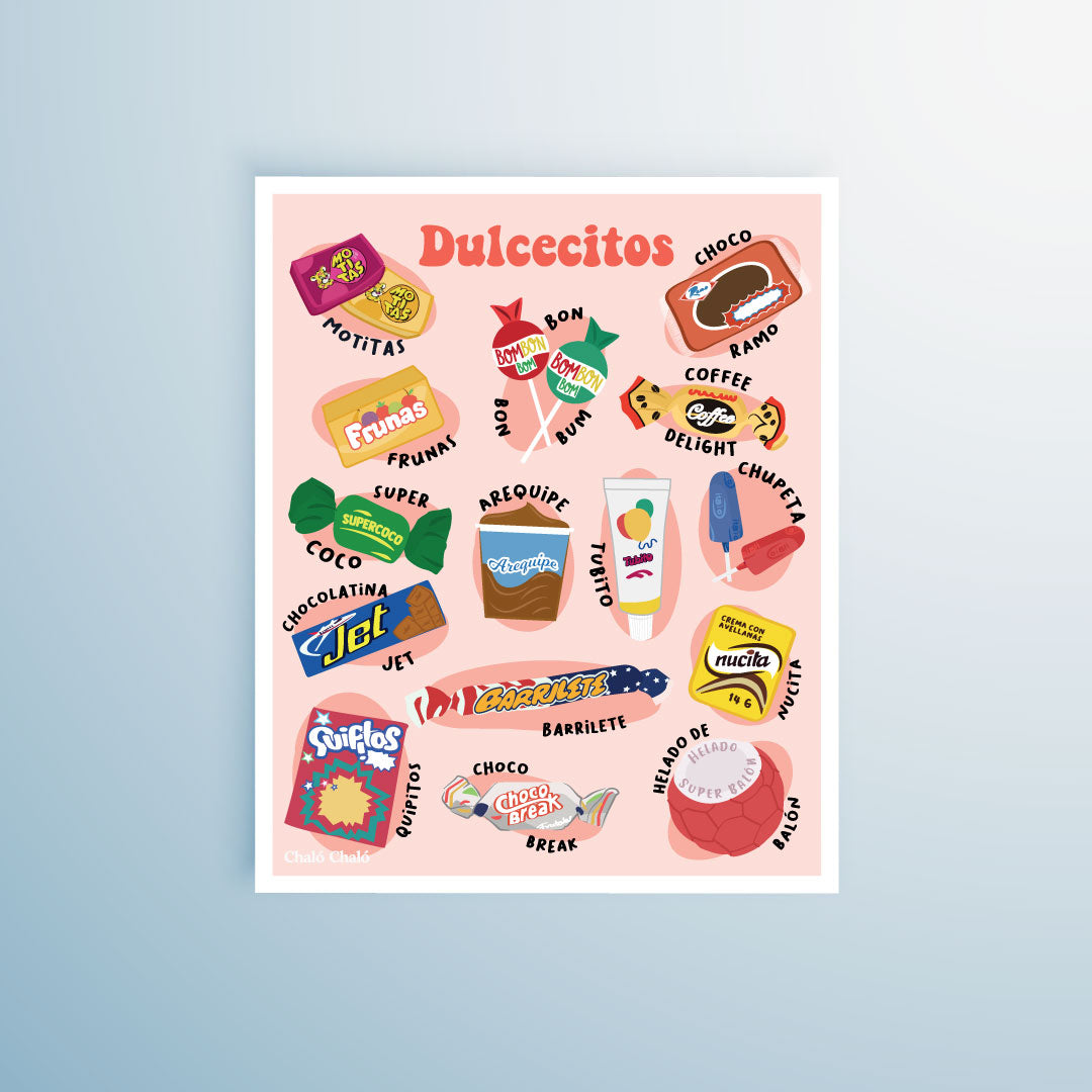 Afiche Dulces Colombianos