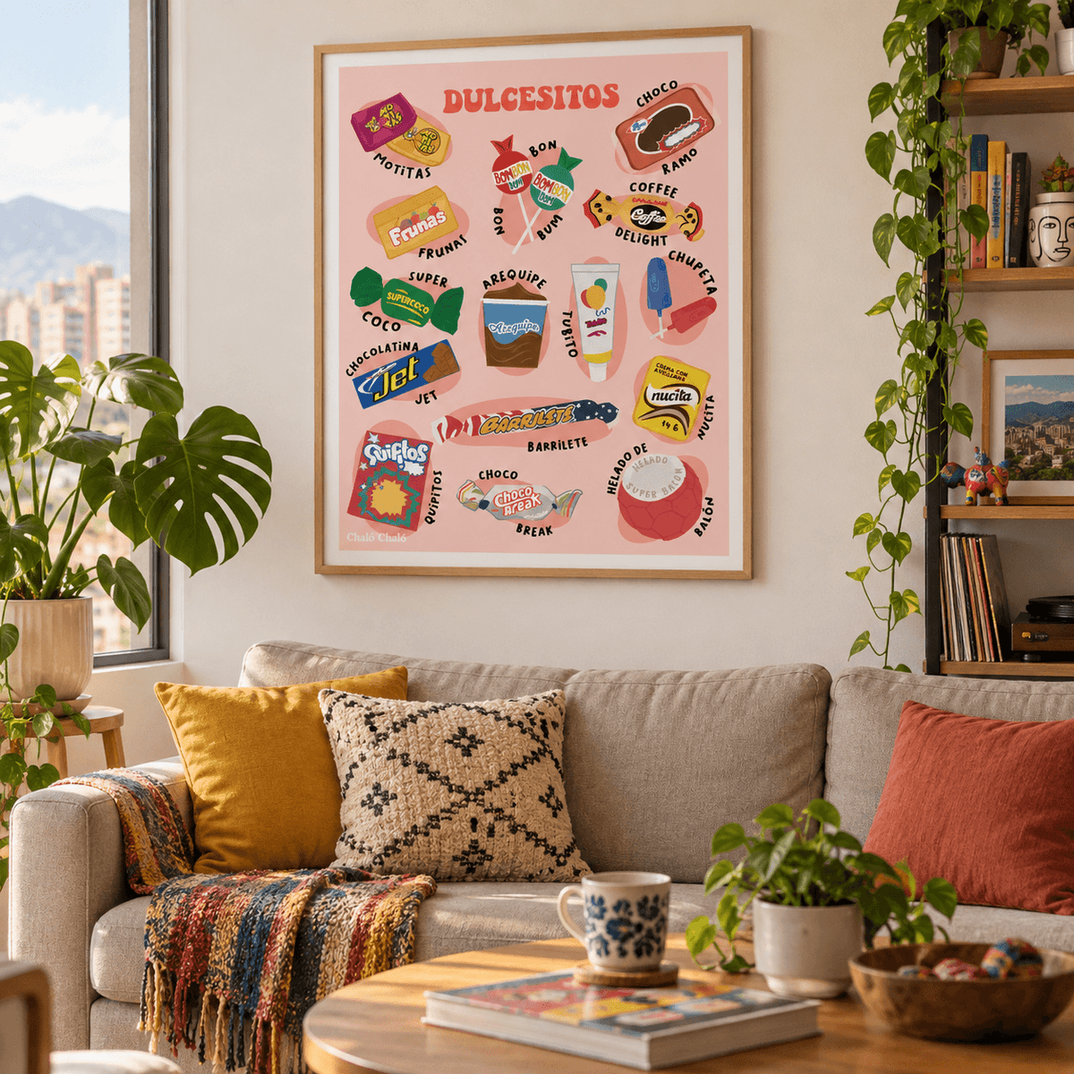 Afiche Dulces Colombianos