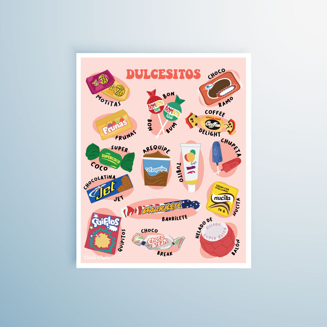 Afiche Dulces Colombianos
