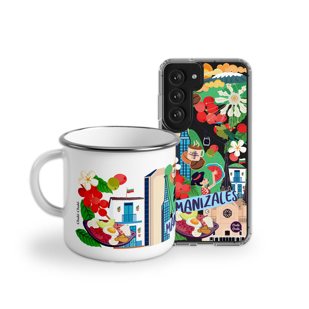 Combo Forro + Taza Manizales Insignia