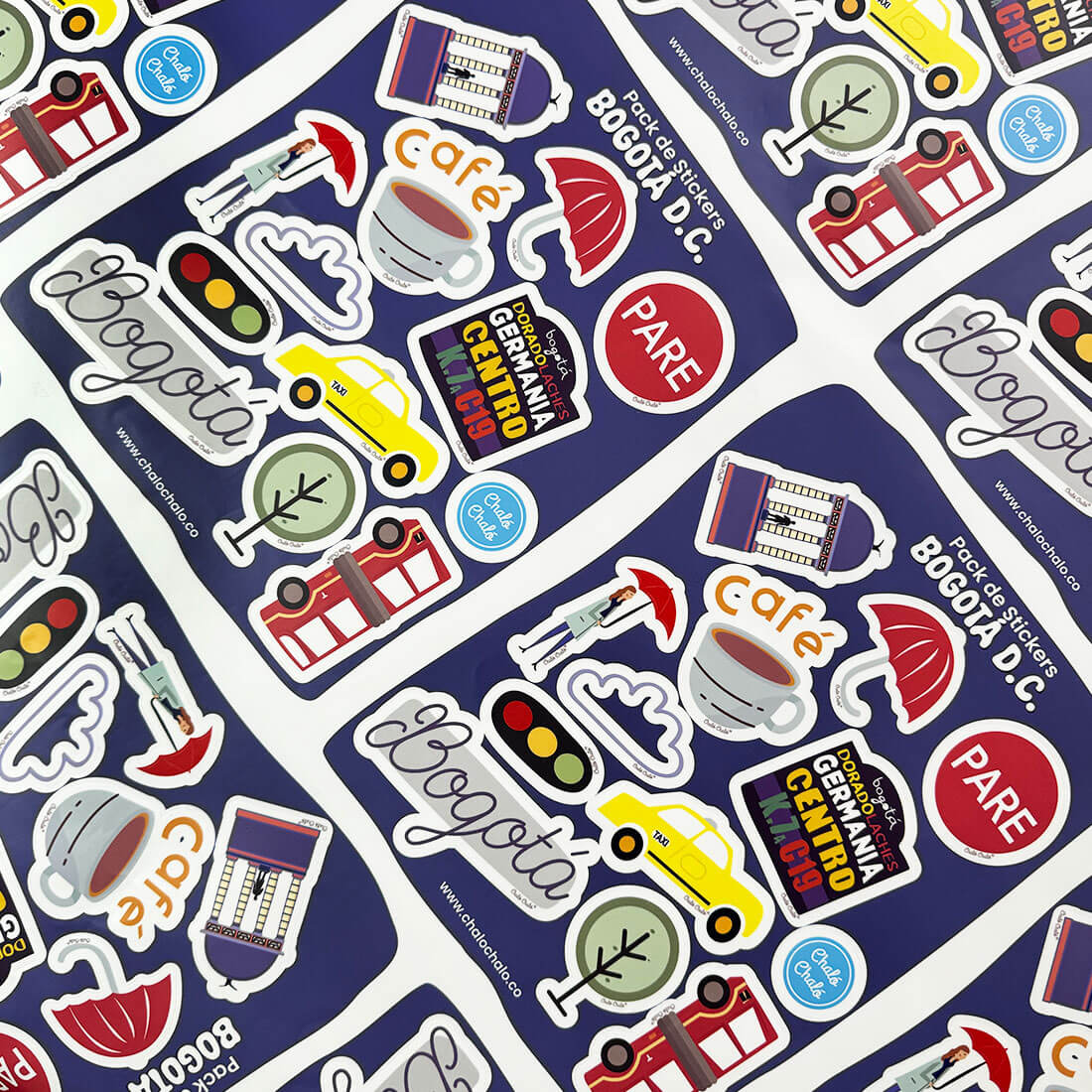 Pack de Stickers - Bogotá