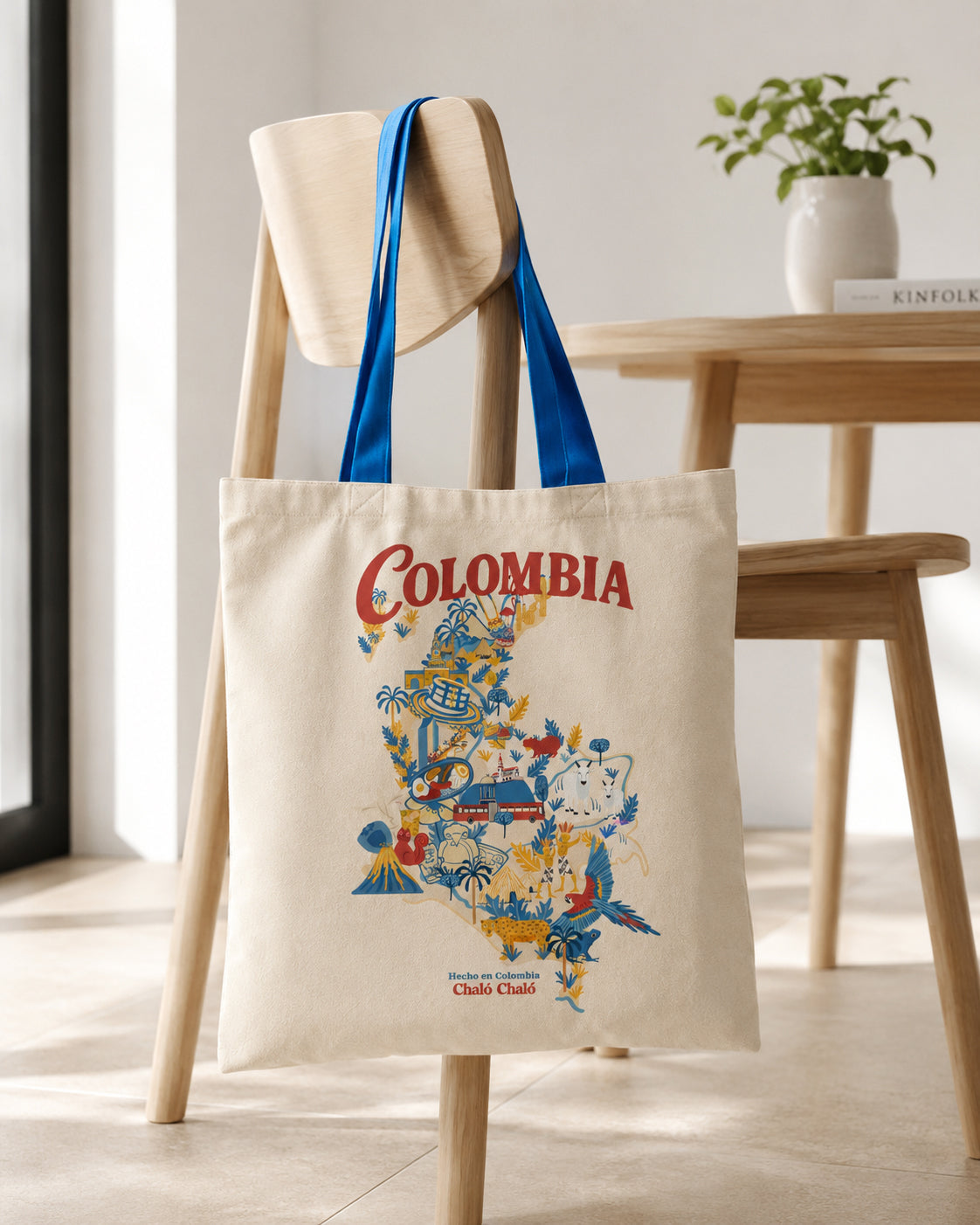 Tote Bag Estampada Mapa de Colombia Edición Especial