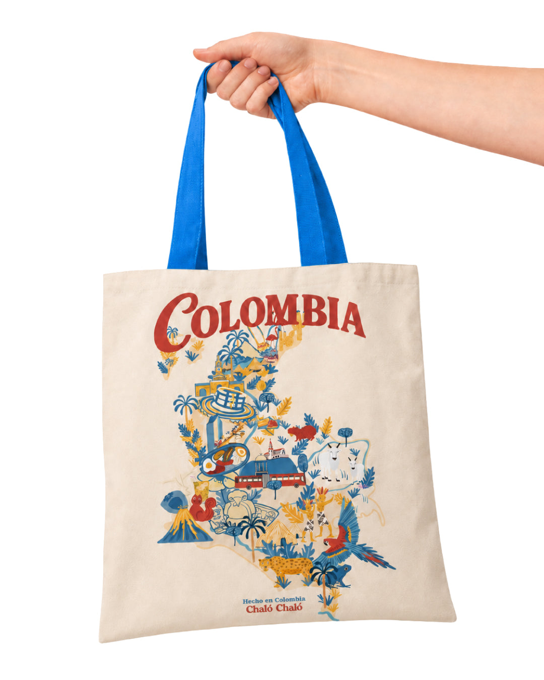Tote Bag Estampada Mapa de Colombia Edición Especial