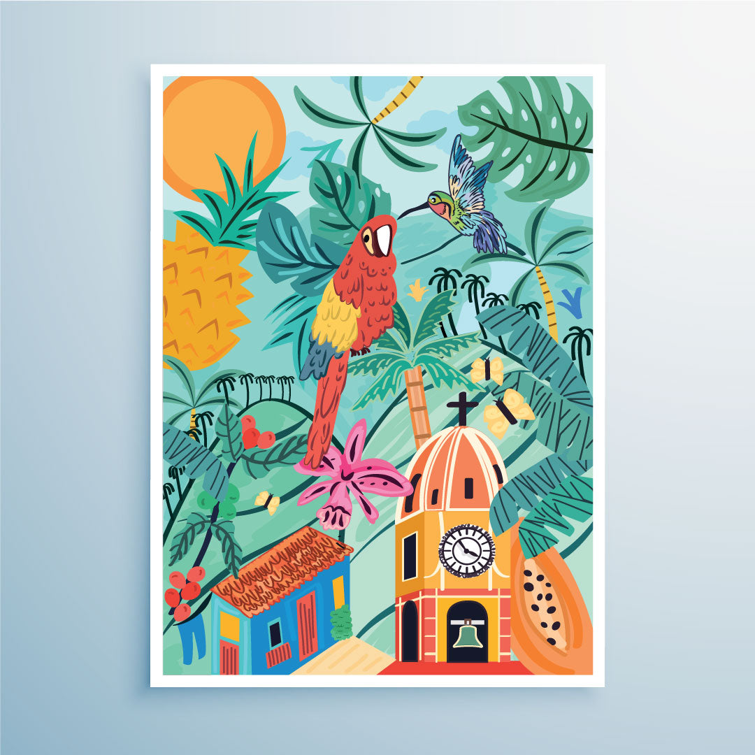 Cuadro Colores de Colombia