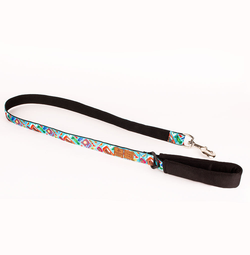 Correa Para Perros Con Perlas De Acrílico - 1.2 Metros, Ideal Para Cachorros Y Perros Pequeños (diseño Dulce, Color Rosa)