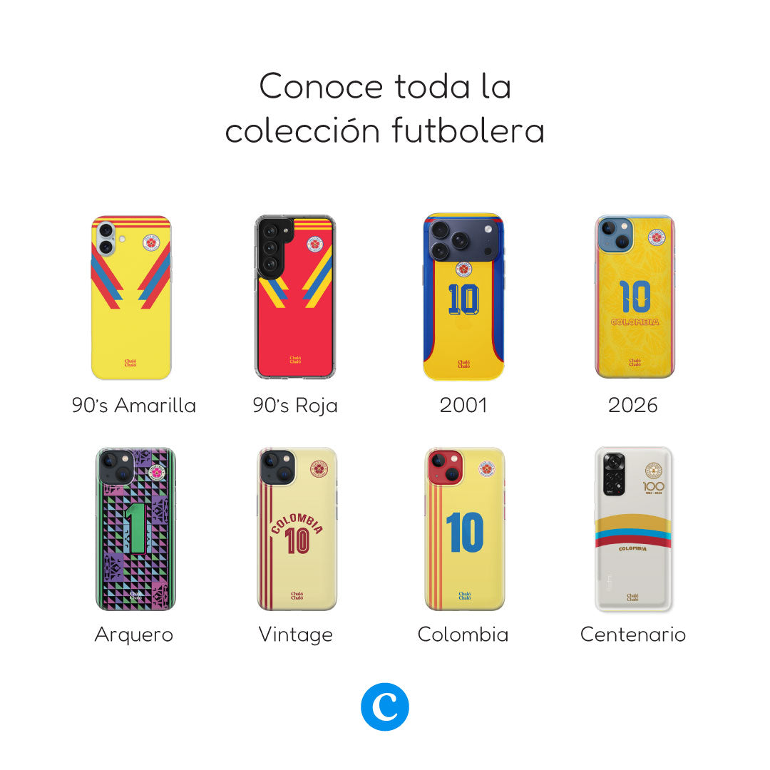 Forro Camiseta Colombia 2001