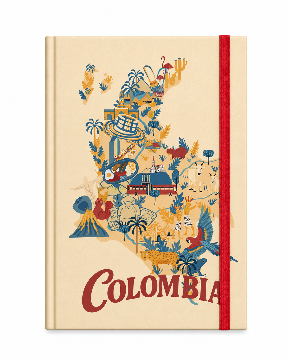 Libreta Mapa de Colombia Edición Especial