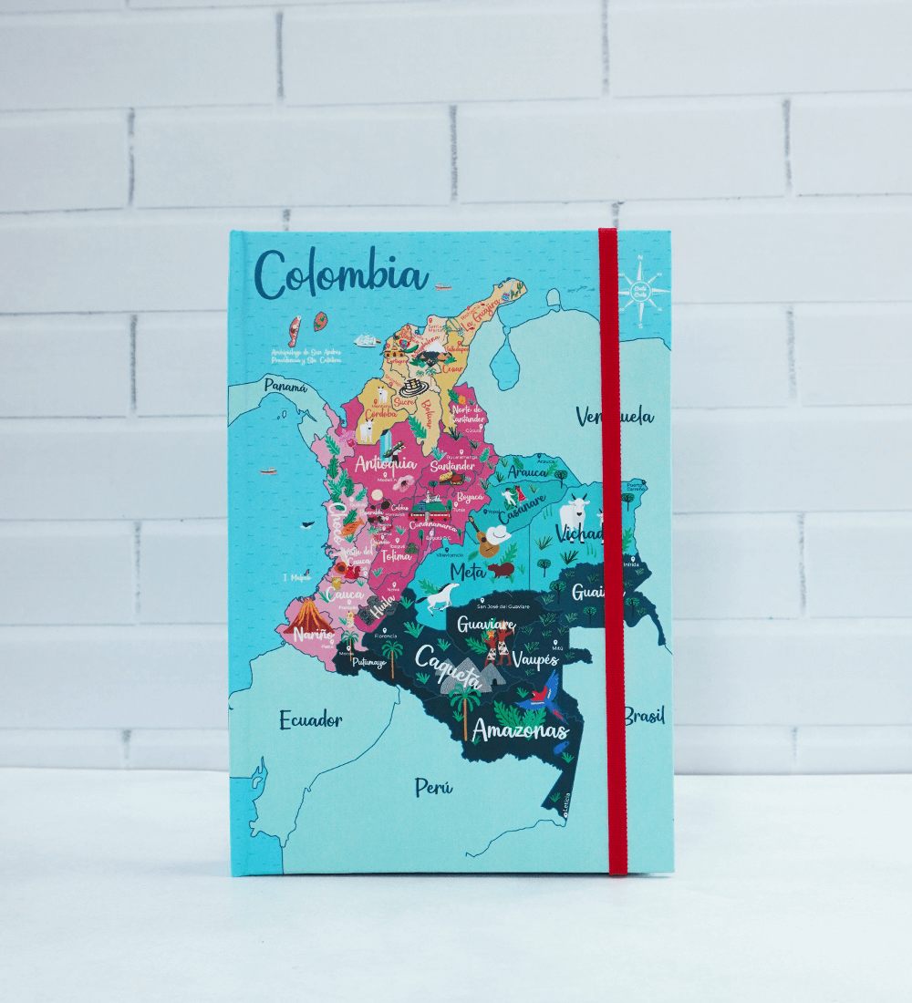 Libreta Mapa de Colombia