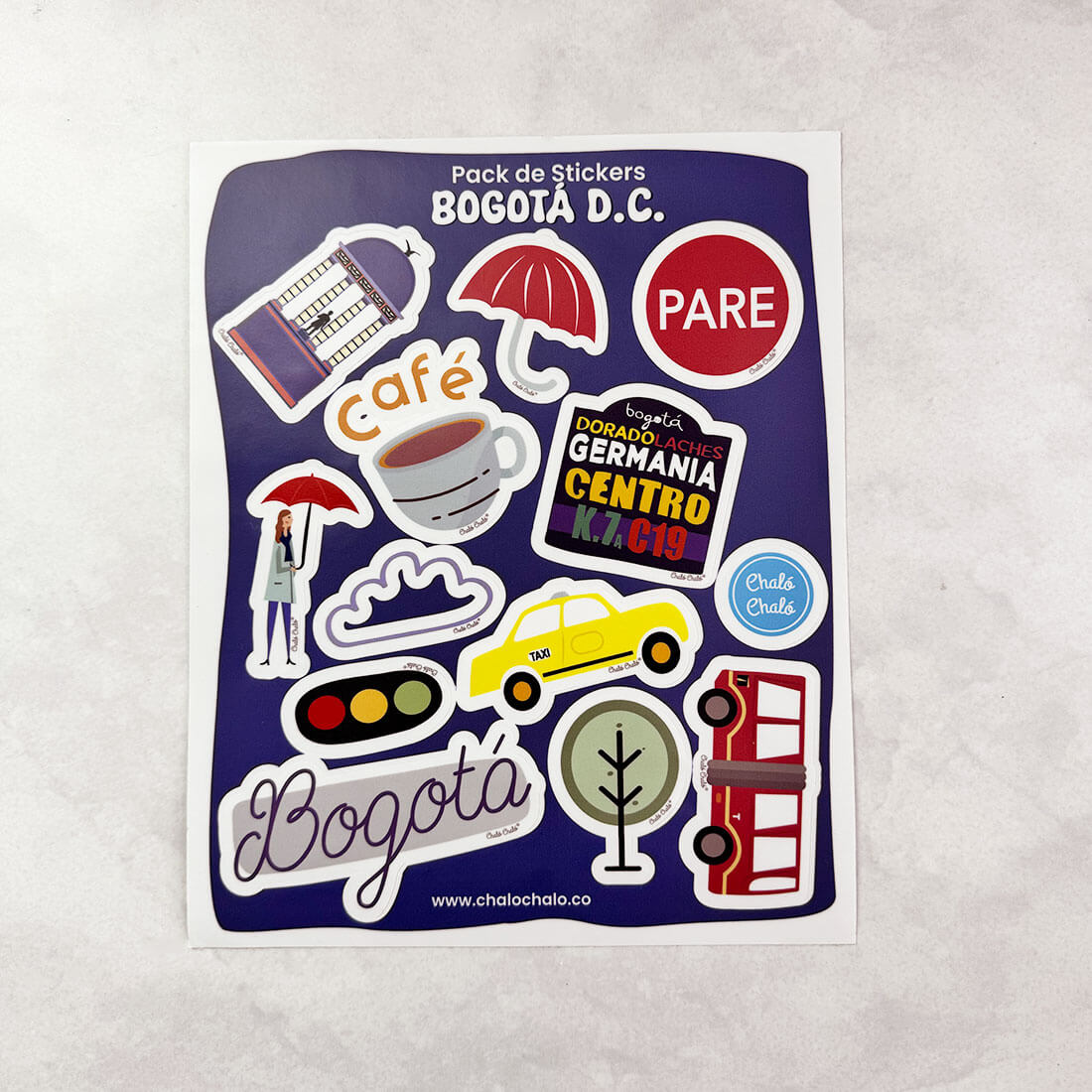 Pack de Stickers - Bogotá