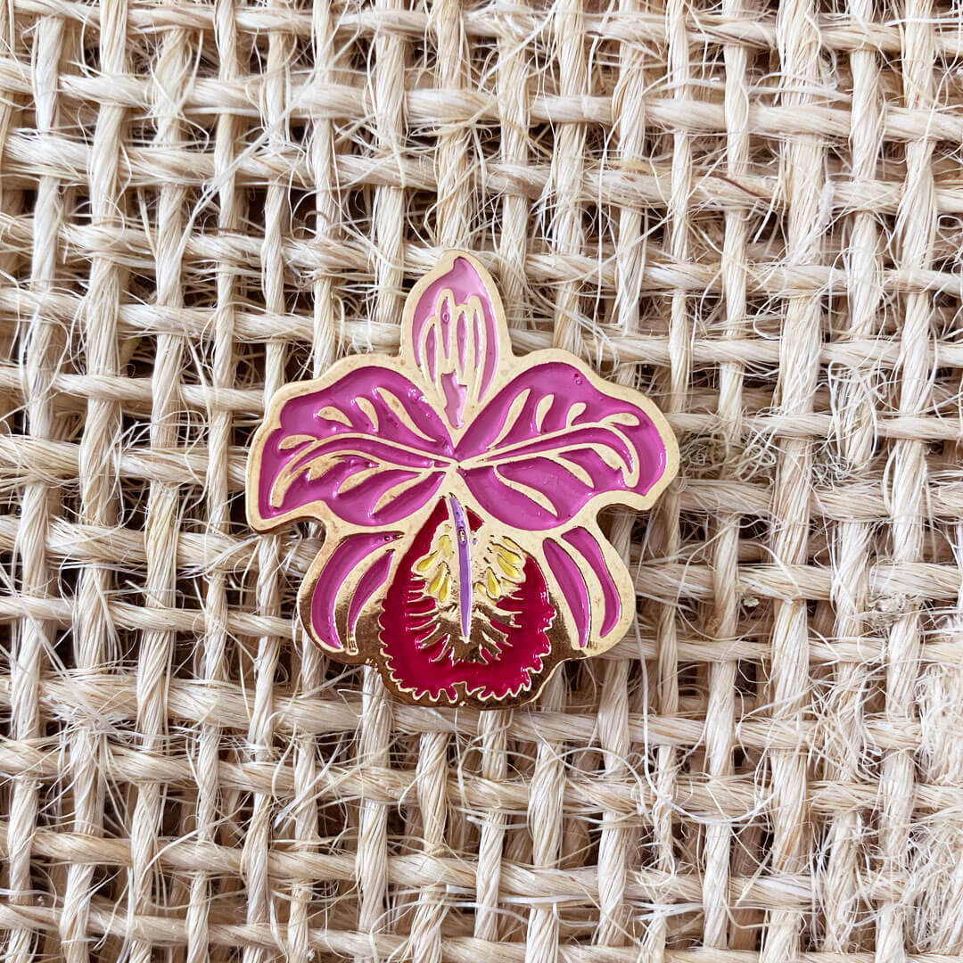 Pin Orquídea