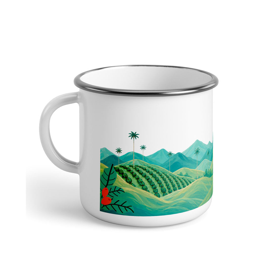 Taza de Peltre Eje Cafetero