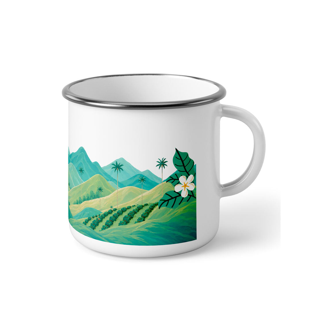 Taza de Peltre Eje Cafetero