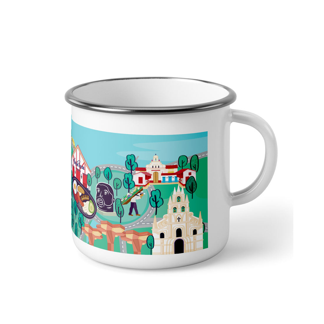 Taza de Peltre Medellín Ciudad