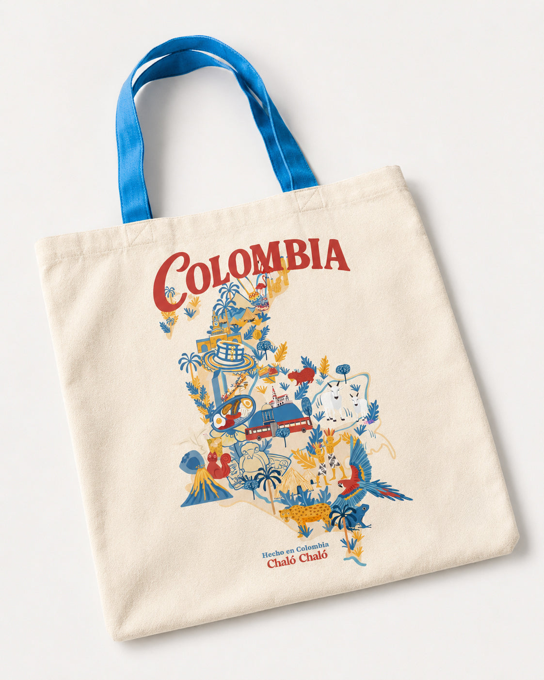 Tote Bag Estampada Mapa de Colombia Edición Especial