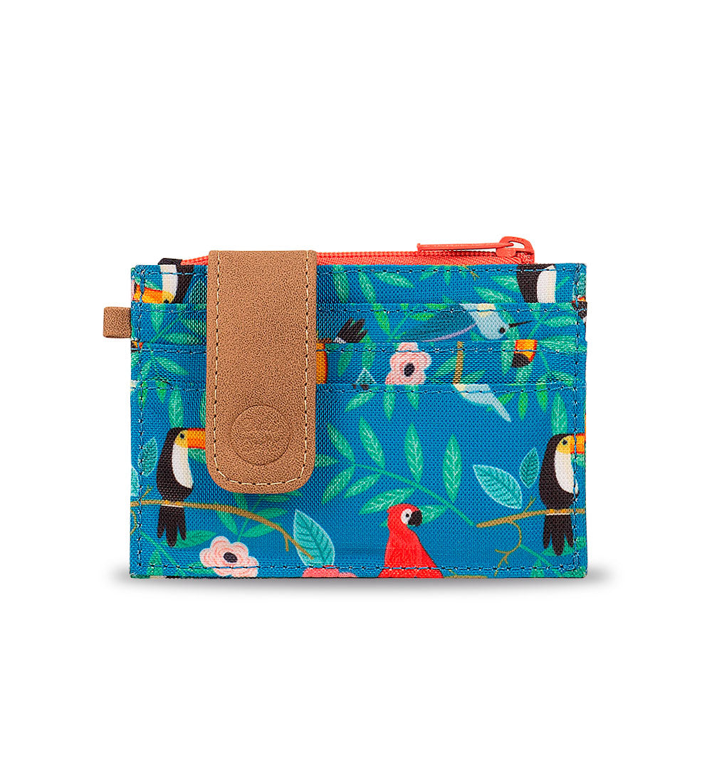 Tarjetero Natura oscuro