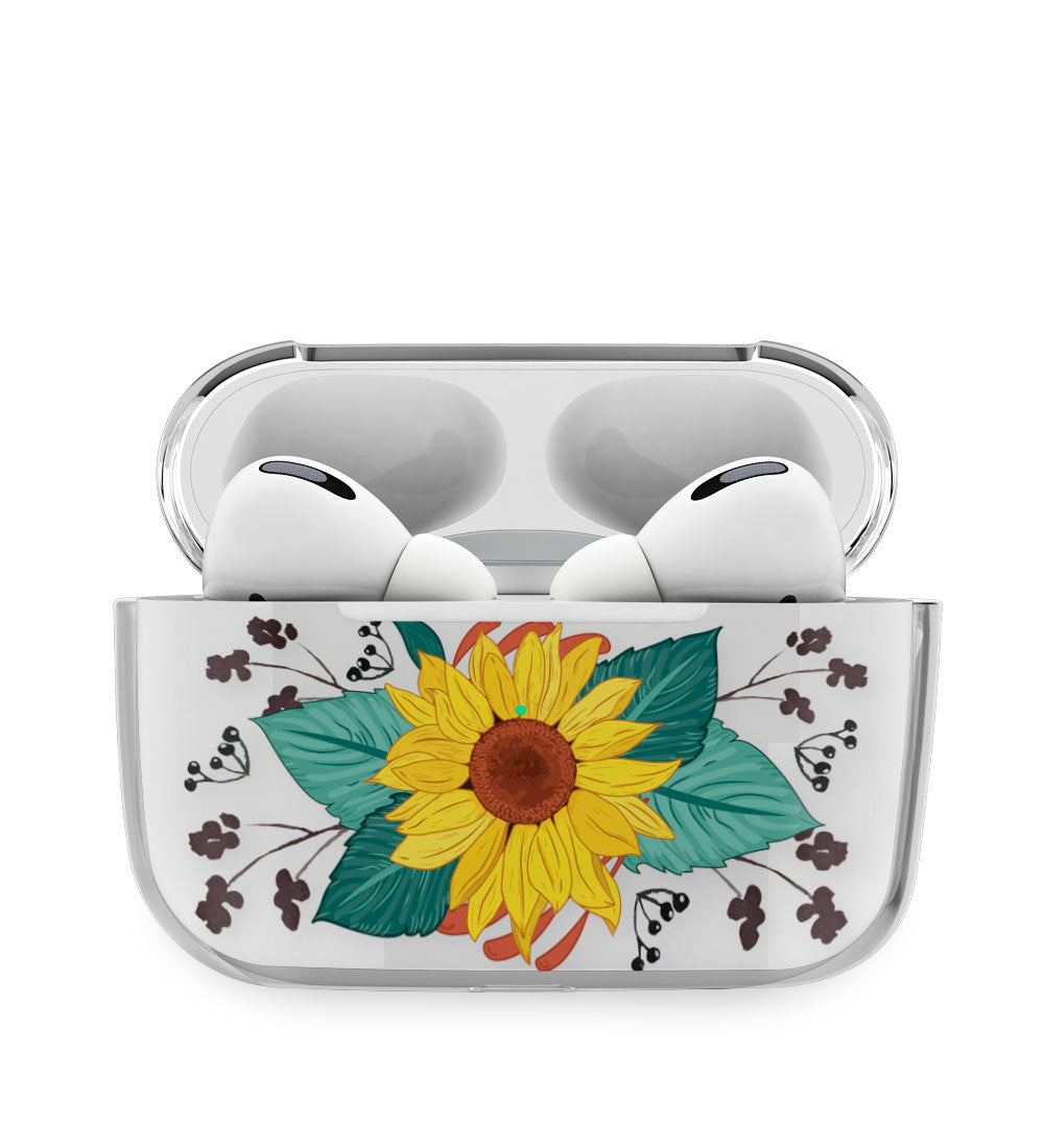 Forro de Girasoles para Airpods Pro