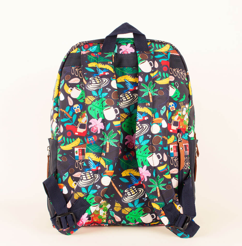 Morral Colombia insginia - Chaló Chaló - atrás