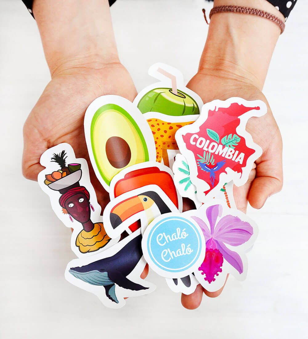 Pack de 11 Stickers – Chalo Chalo Colombia